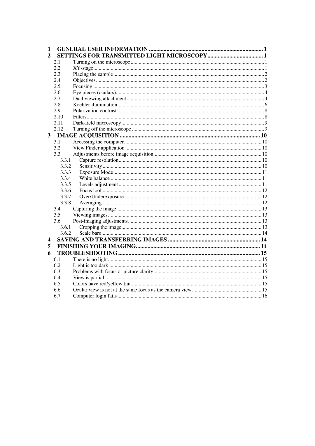 Leica B523 manual Saving and Transferring Images 