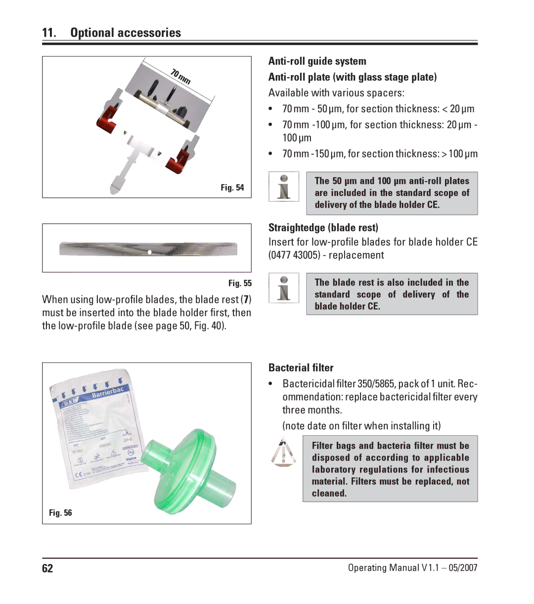 Leica CM1950 manual Anti-roll guide system 