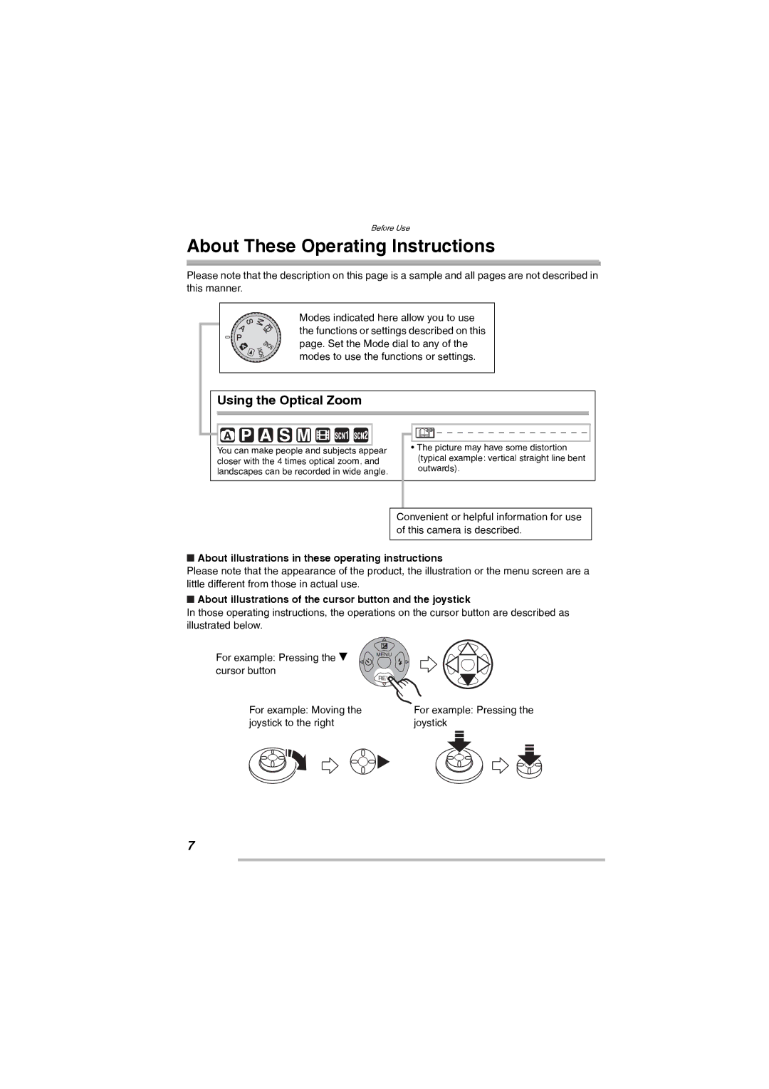 Leica D-Lux 2 manual About These Operating Instructions, About illustrations in these operating instructions 