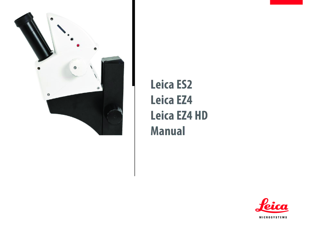 Leica manual Leica ES2 Leica EZ4 Leica EZ4 HD Manual, Lorem Ipsum 