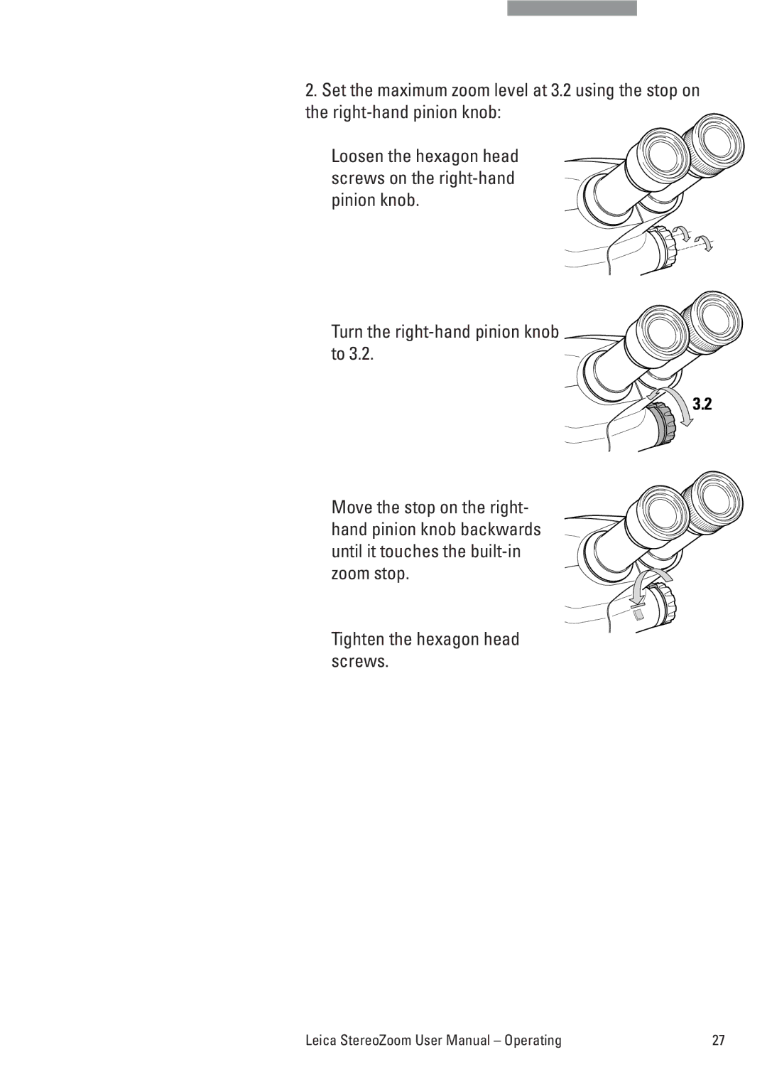 Leica L2, S8 APO, S6 T, MPS 30, S6 E, S6 D, MPS 60 user manual 