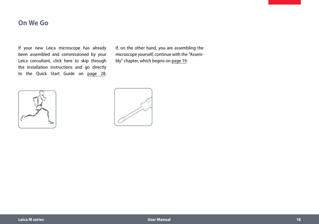 Leica M125 B, M165 C B user manual On We Go 