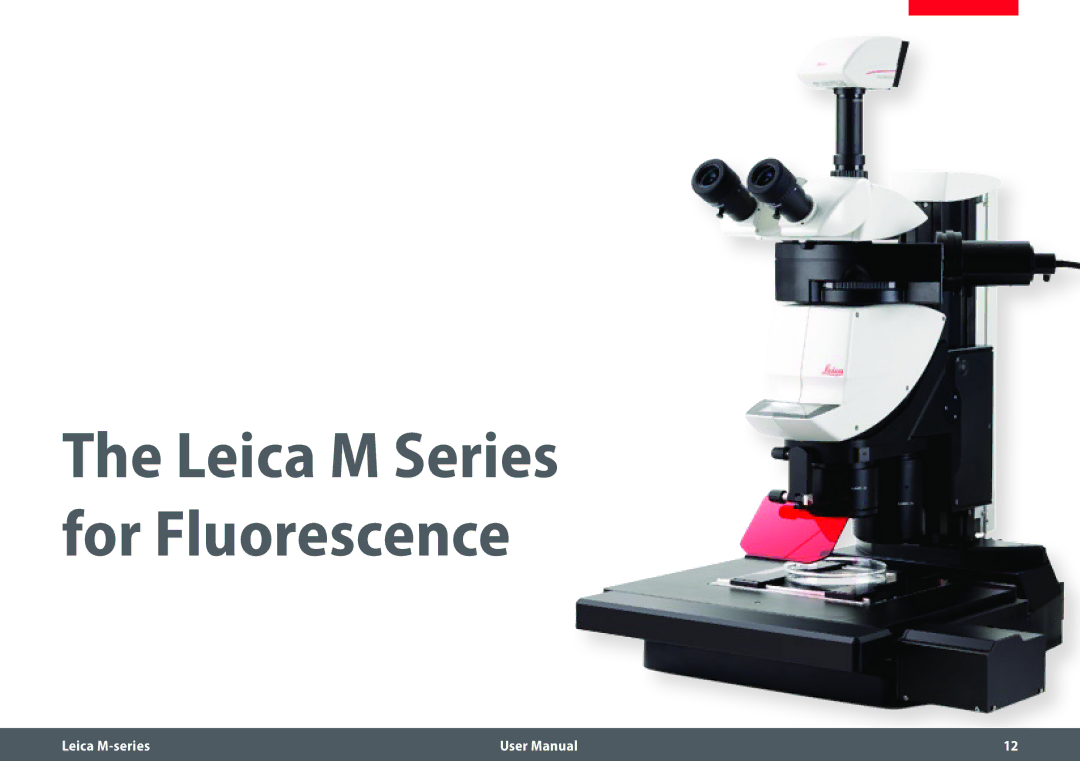 Leica M205 FA user manual Leica M Series for Fluorescence 