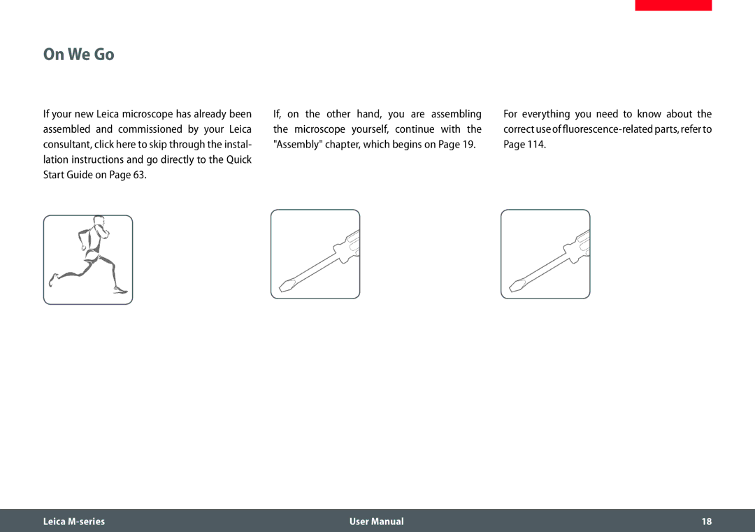 Leica M205 FA user manual On We Go 