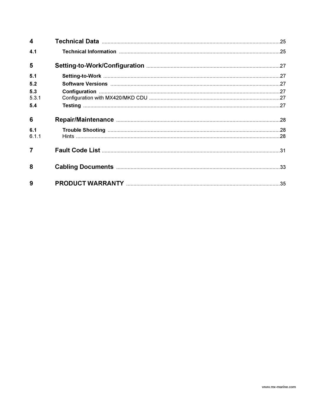 Leica MX535 manual Trouble Shooting 