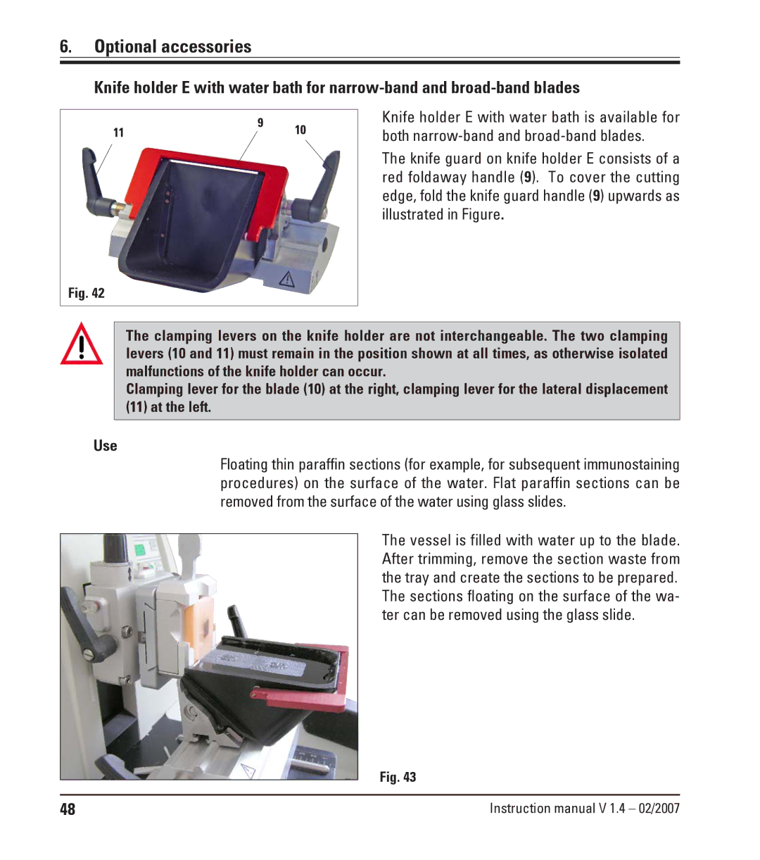 Leica RM2245 instruction manual Use 