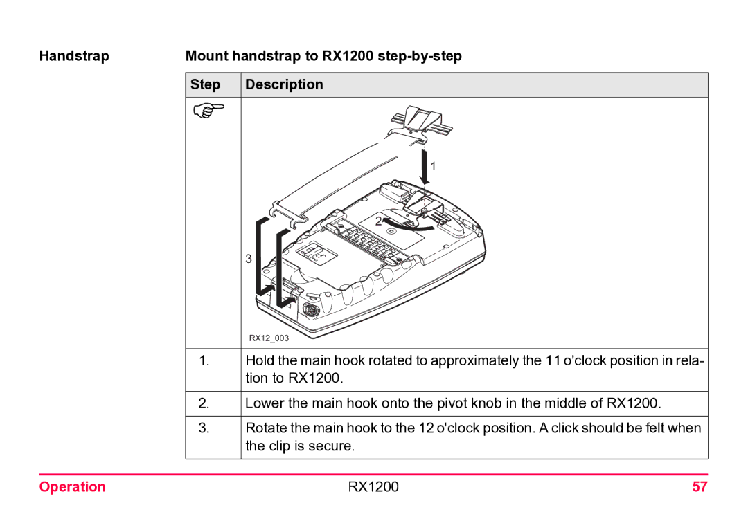 Leica user manual RX12003 