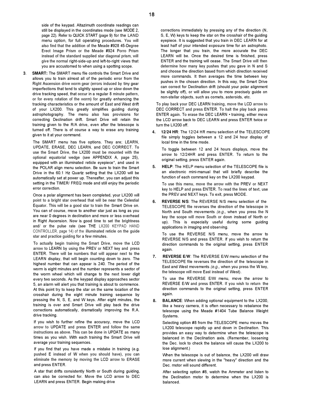 Leisure Time LX20 instruction manual 