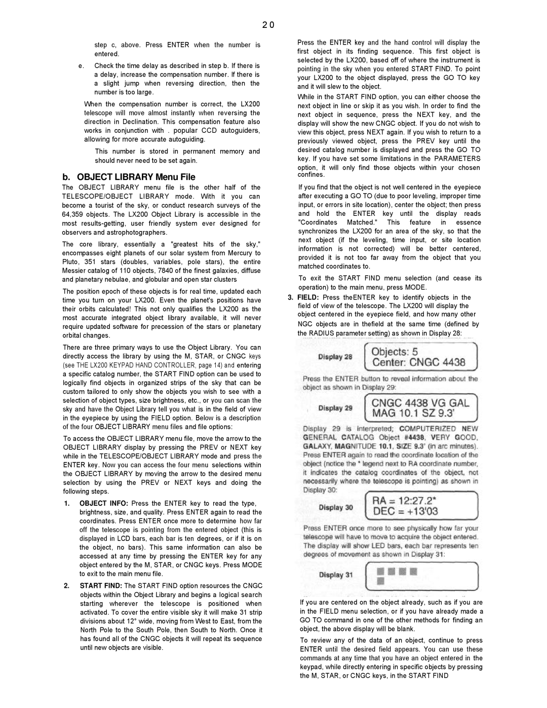 Leisure Time LX20 instruction manual Object Library Menu File 