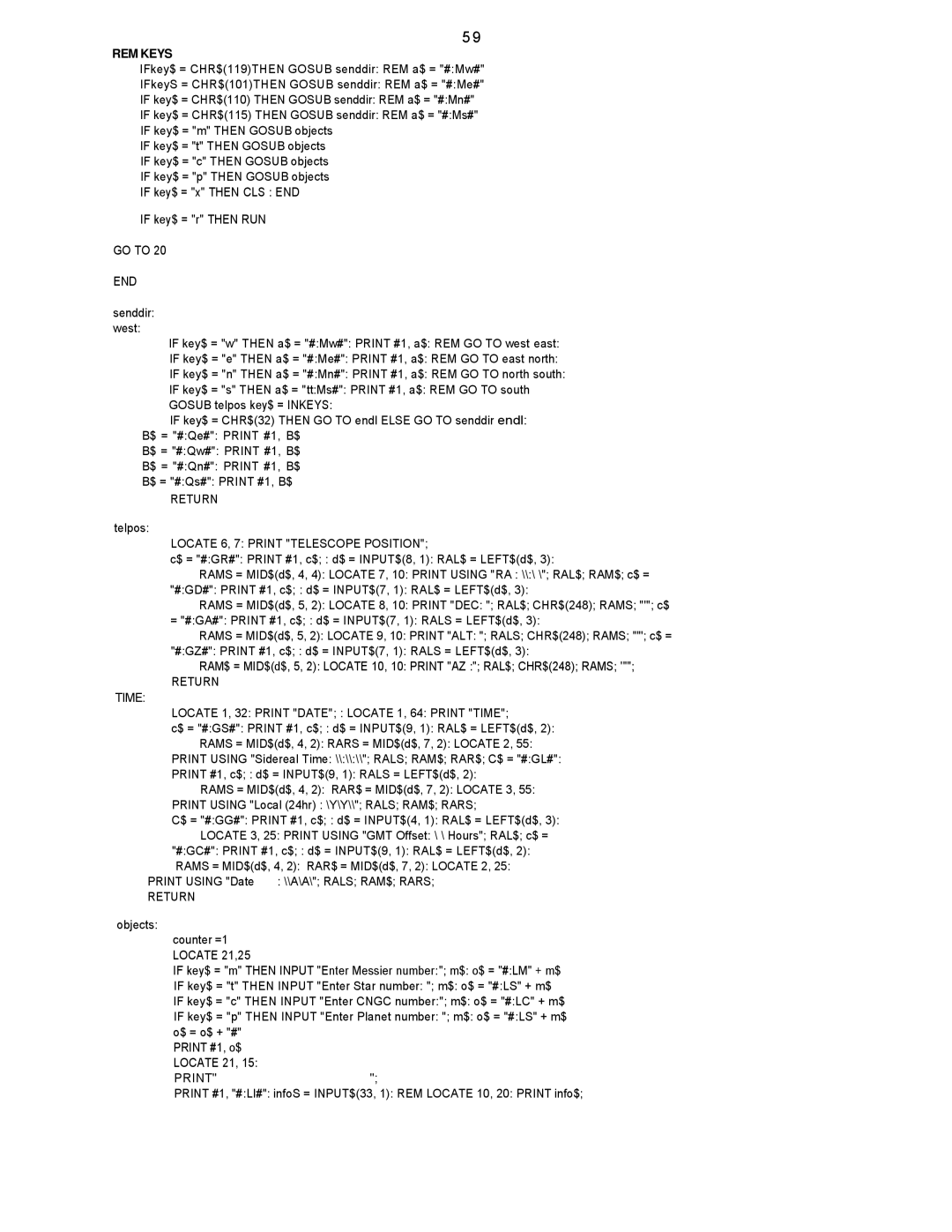 Leisure Time LX20 instruction manual REM Keys, Telpos 