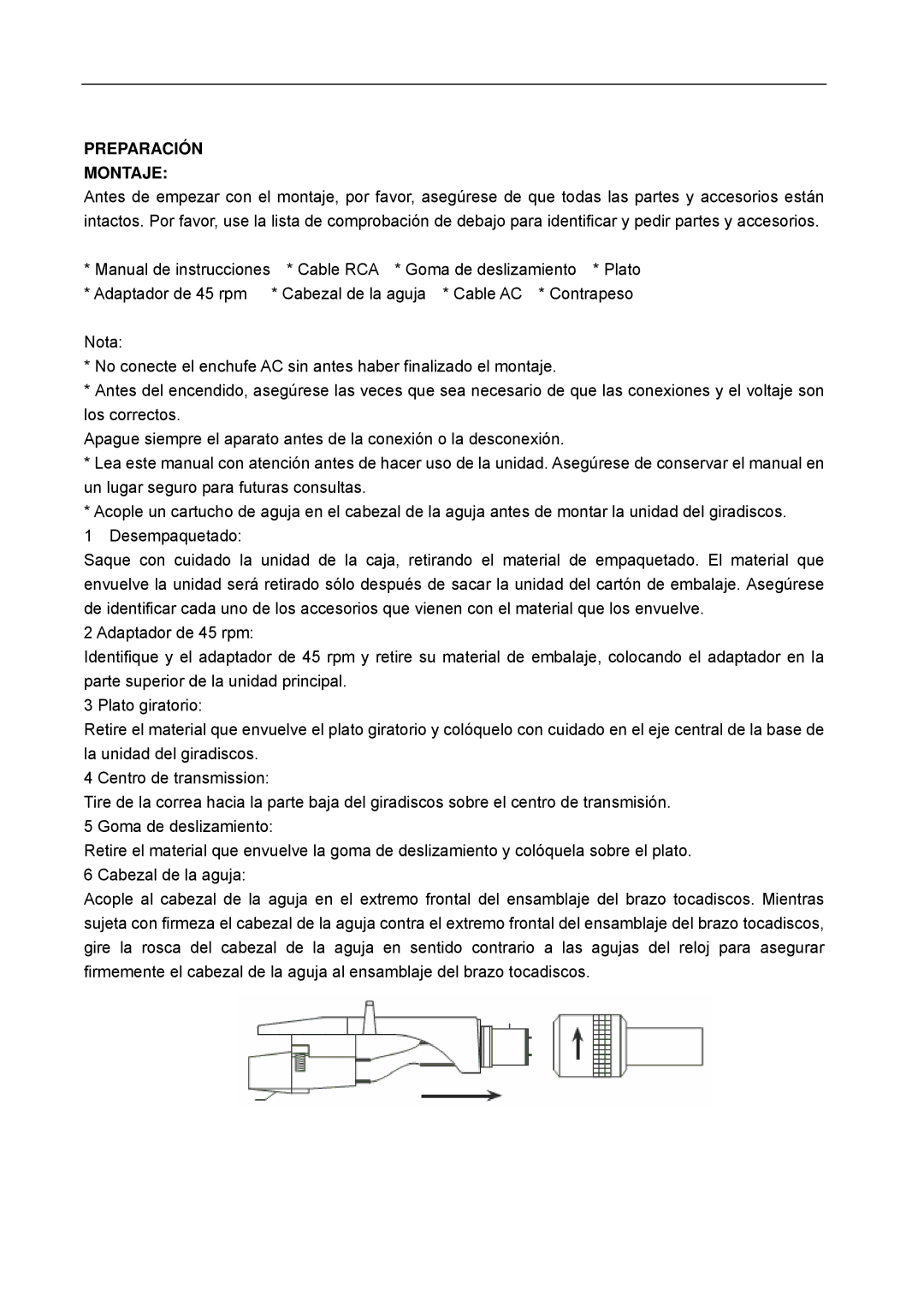 Lenco Marine L-80 USB user manual Preparación Montaje 