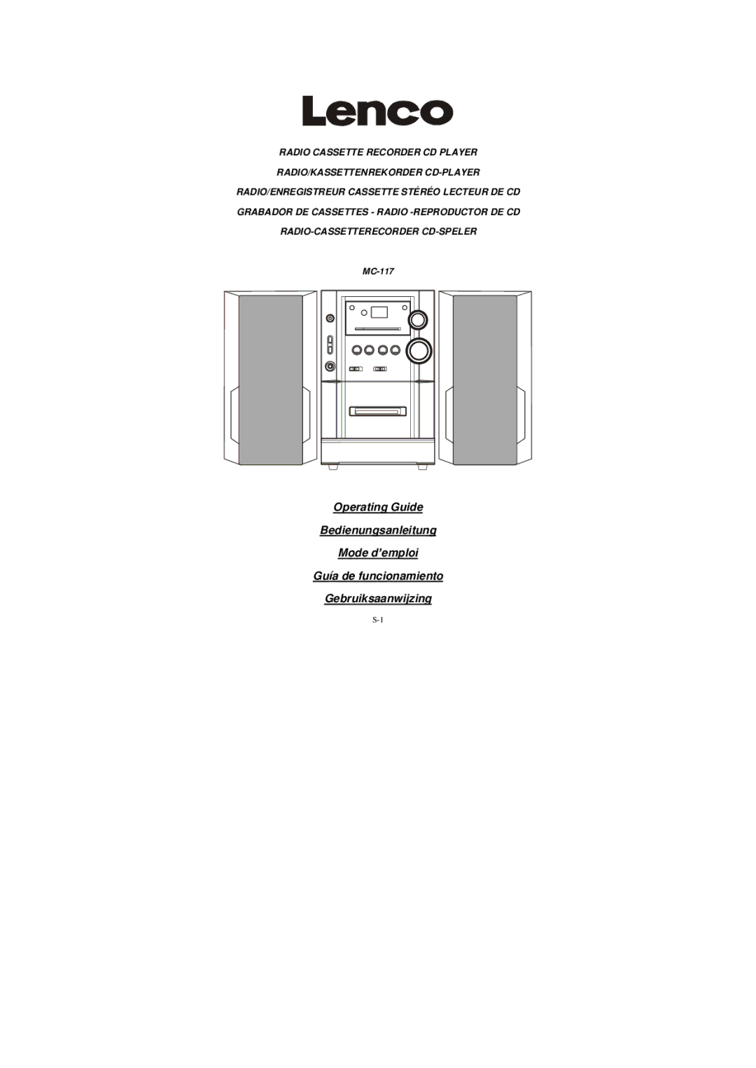 Lenco Marine MC-117 manual 