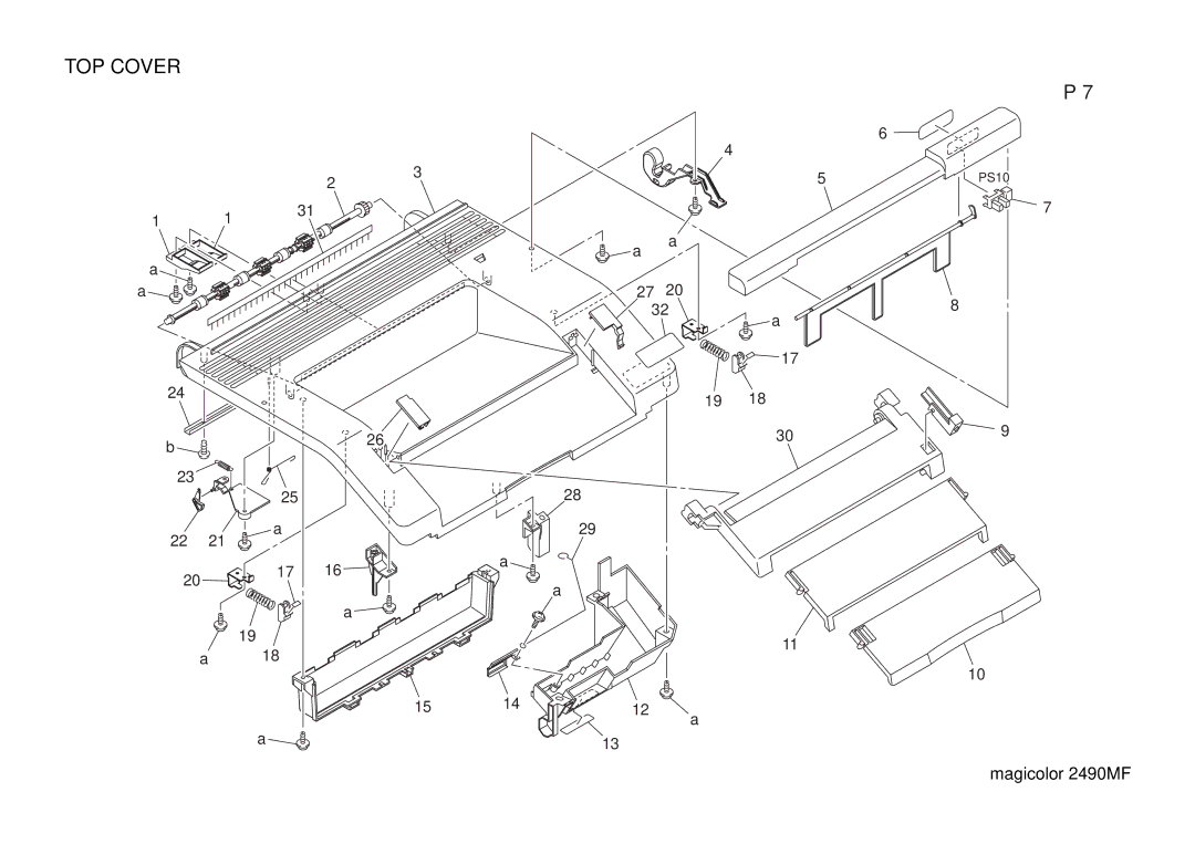 Lennox Hearth 2490MF manual TOP Cover 