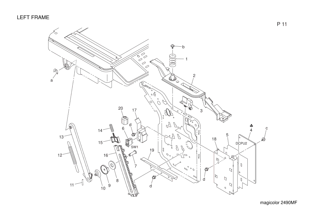 Lennox Hearth 2490MF manual Left Frame 