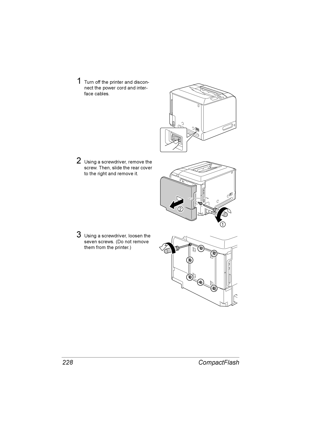 Lennox Hearth 4650EN manual 228, CompactFlash 