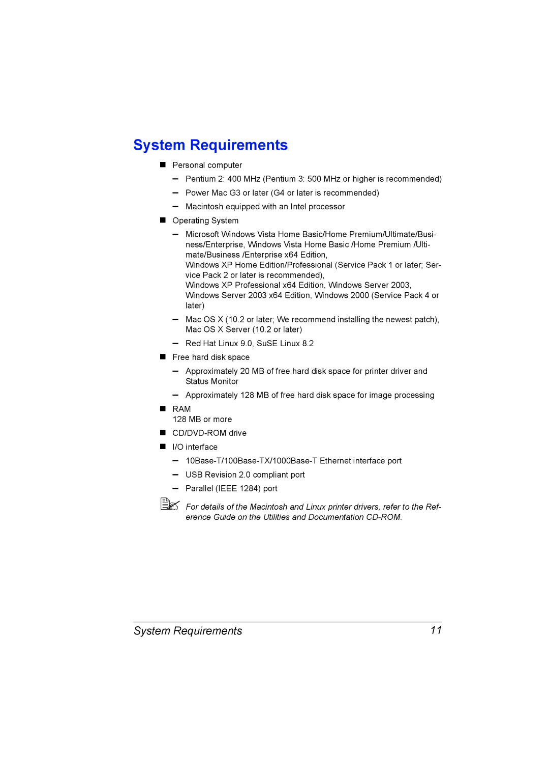 Lennox Hearth 4650EN manual System Requirements 