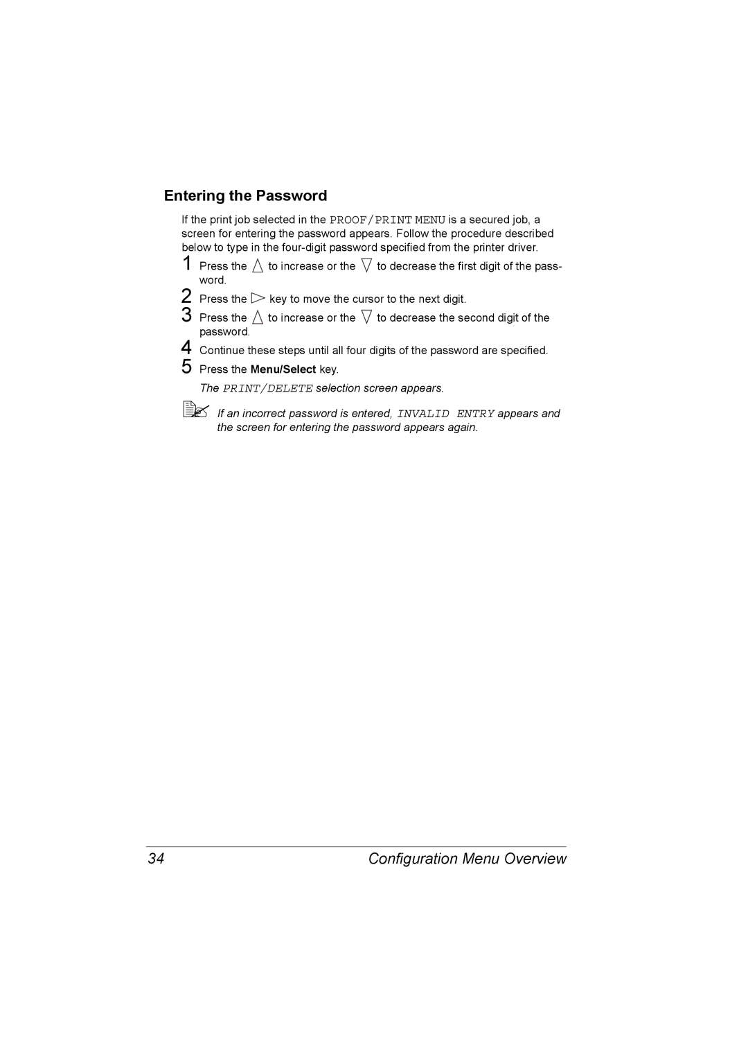 Lennox Hearth 4650EN manual Entering the Password 