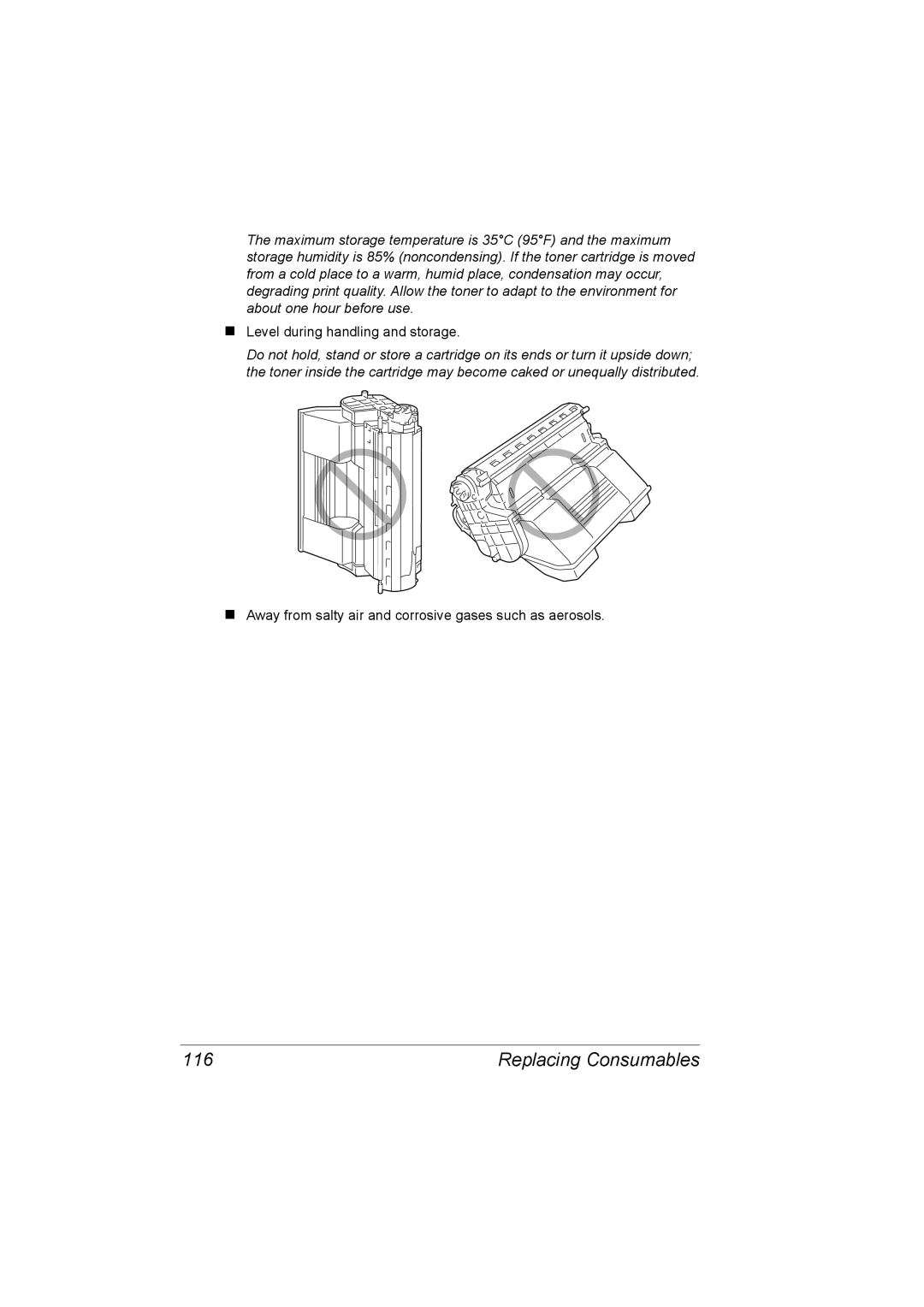 Lennox Hearth 5650EN, 4650EN manual 116, „ Level during handling and storage 