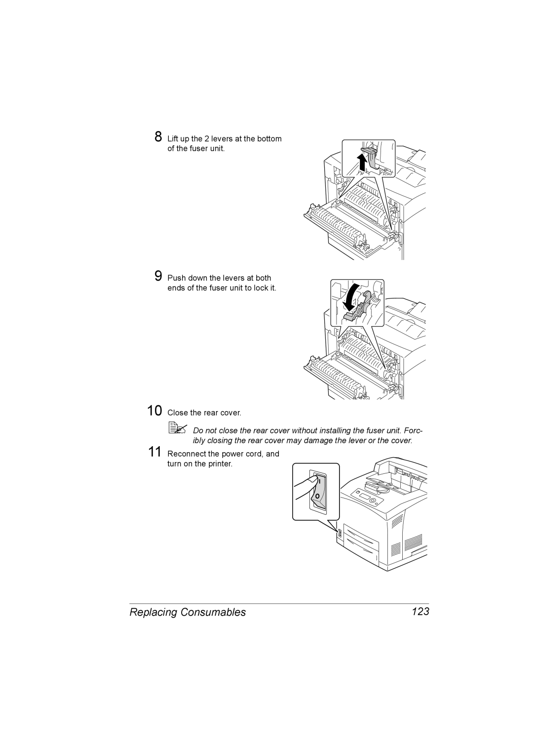 Lennox Hearth 4650EN, 5650EN manual Replacing Consumables 123 