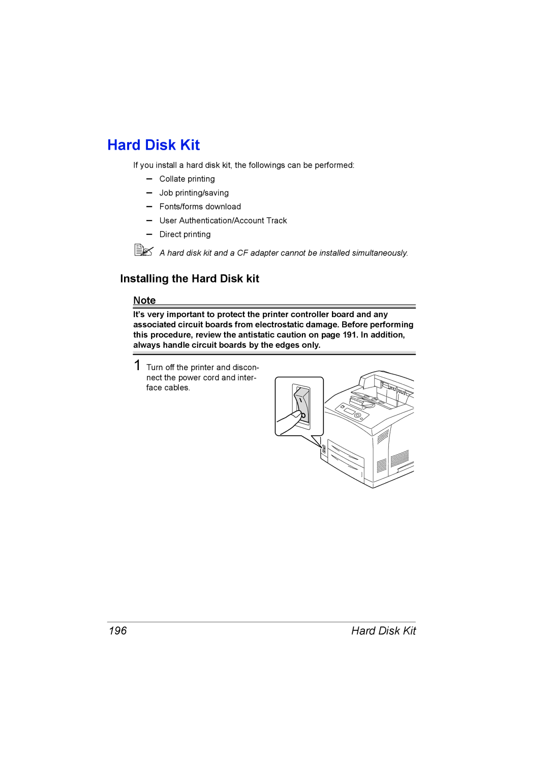 Lennox Hearth 5650EN, 4650EN manual Hard Disk Kit, Installing the Hard Disk kit 