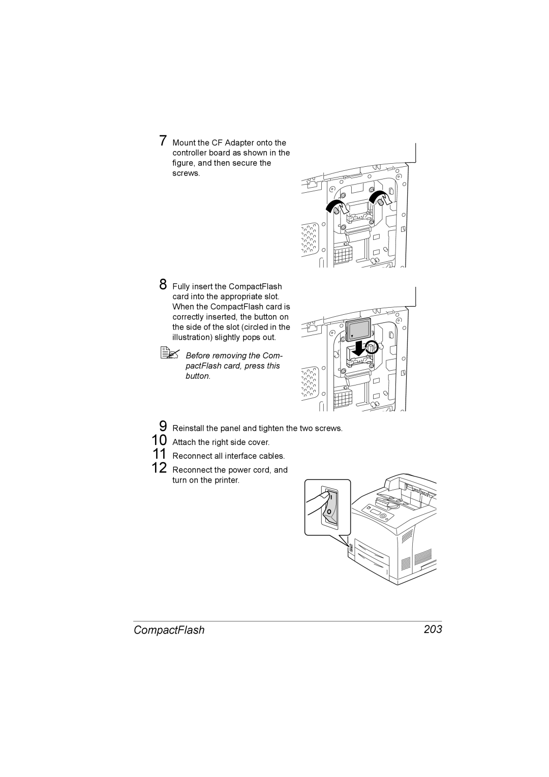 Lennox Hearth 4650EN, 5650EN manual CompactFlash 203 