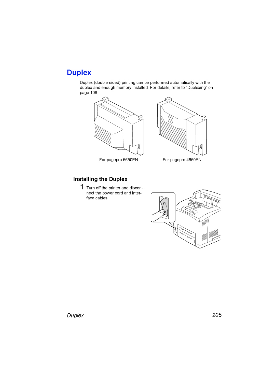 Lennox Hearth 4650EN, 5650EN manual Installing the Duplex, Duplex 205 