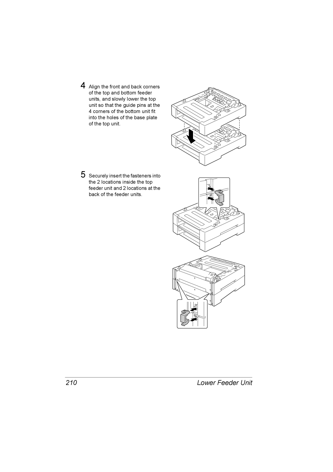 Lennox Hearth 5650EN, 4650EN manual Lower Feeder Unit 