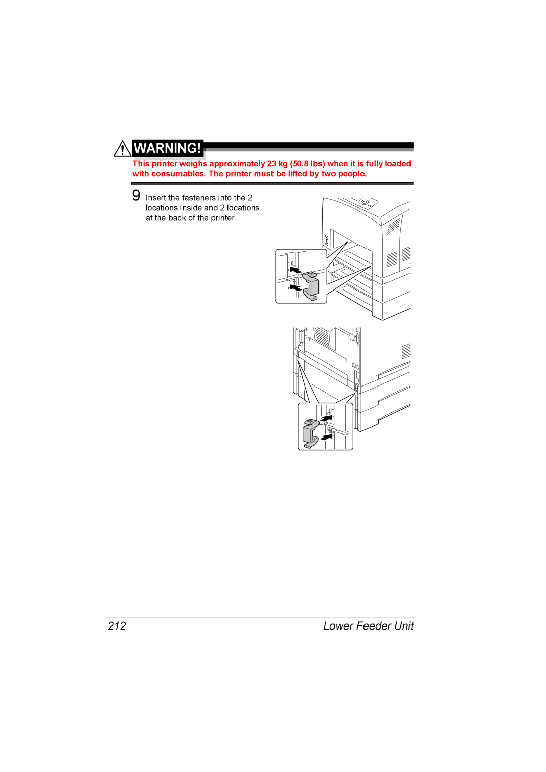 Lennox Hearth 5650EN, 4650EN manual Lower Feeder Unit 