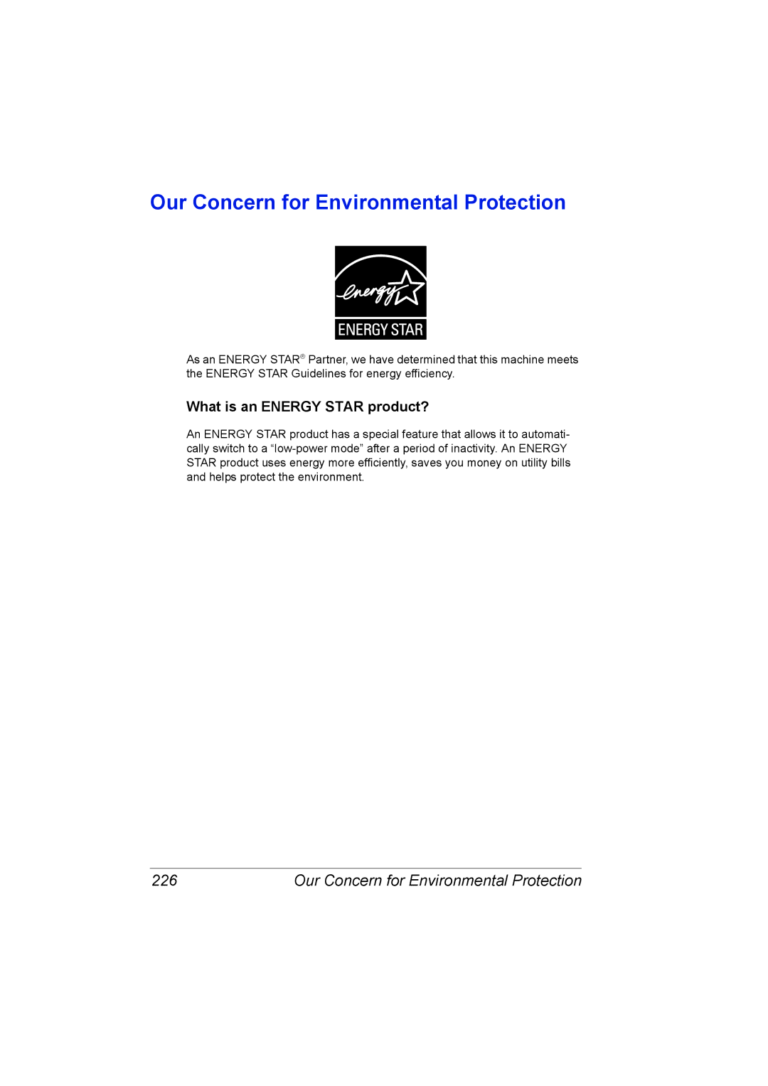 Lennox Hearth 5650EN, 4650EN manual Our Concern for Environmental Protection, What is an Energy Star product? 