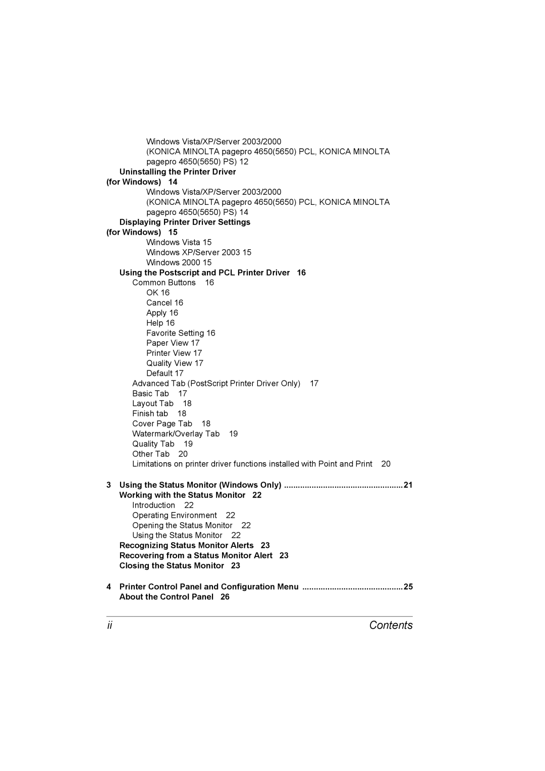 Lennox Hearth 5650EN, 4650EN Uninstalling the Printer Driver For Windows, Displaying Printer Driver Settings For Windows 