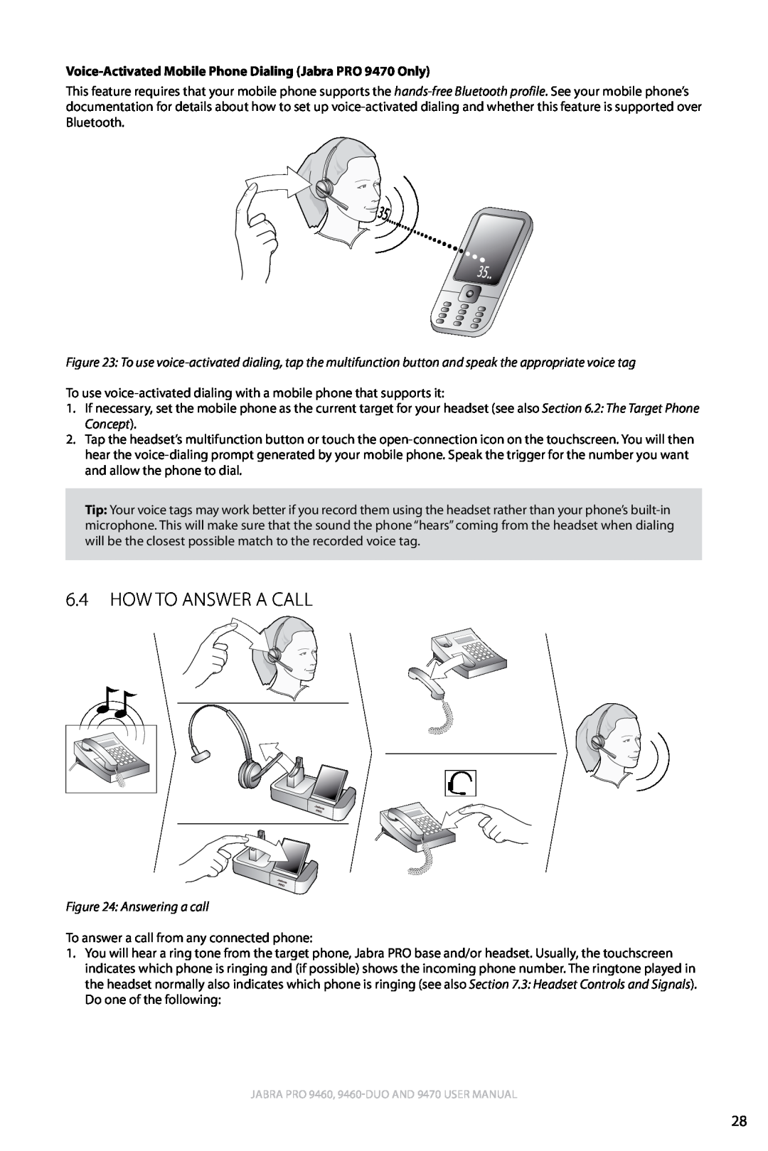 Lennox Hearth 9470 user manual 6.4How to answer a call, english 