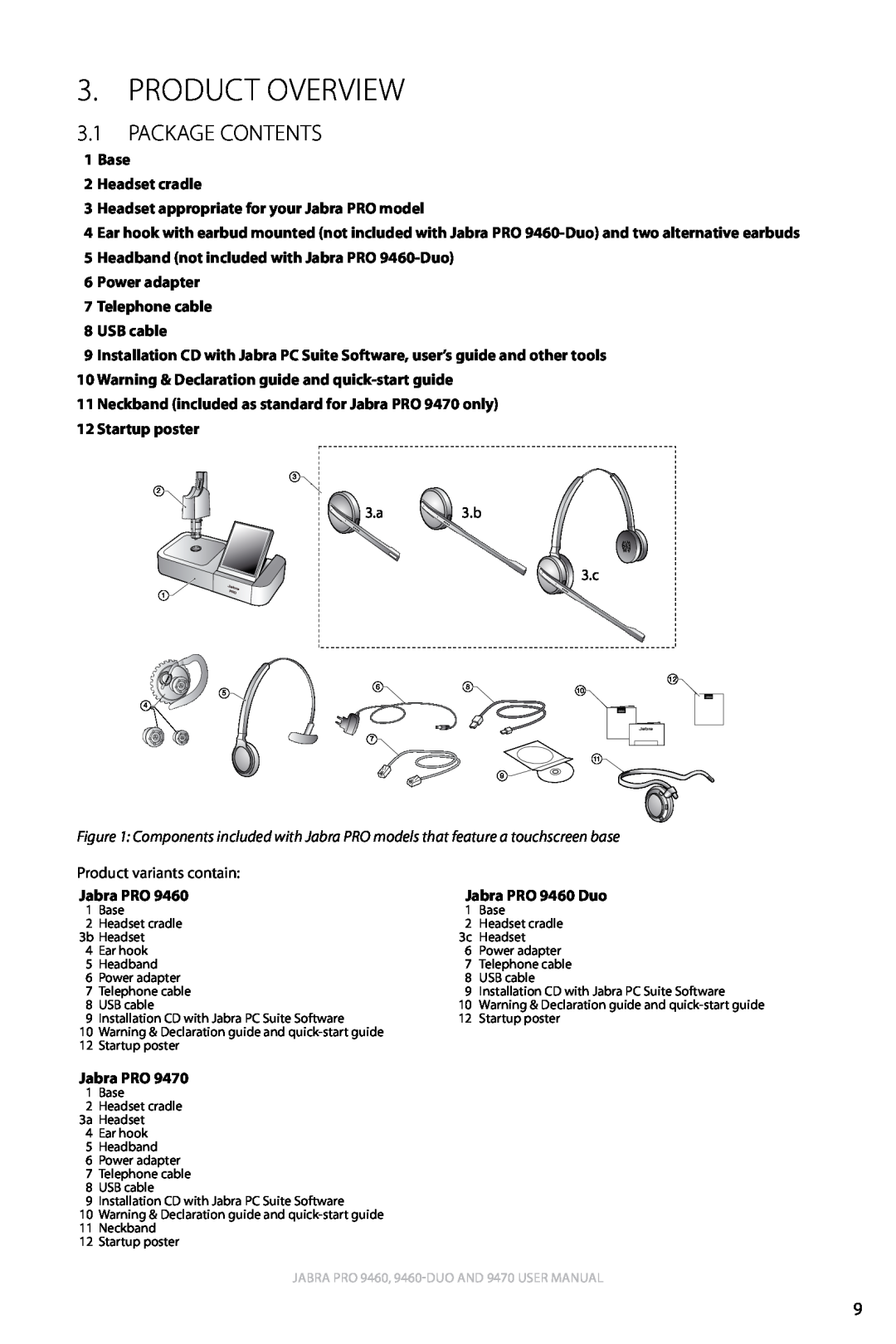 Lennox Hearth 9470 user manual Product Overview, 3.1Package Contents, english 