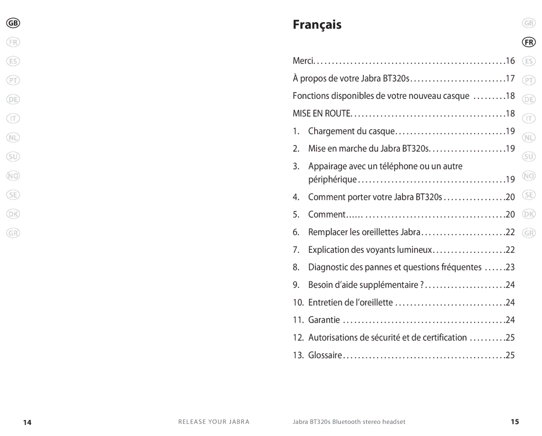 Lennox Hearth BT 320S user manual Français, Mise EN Route 