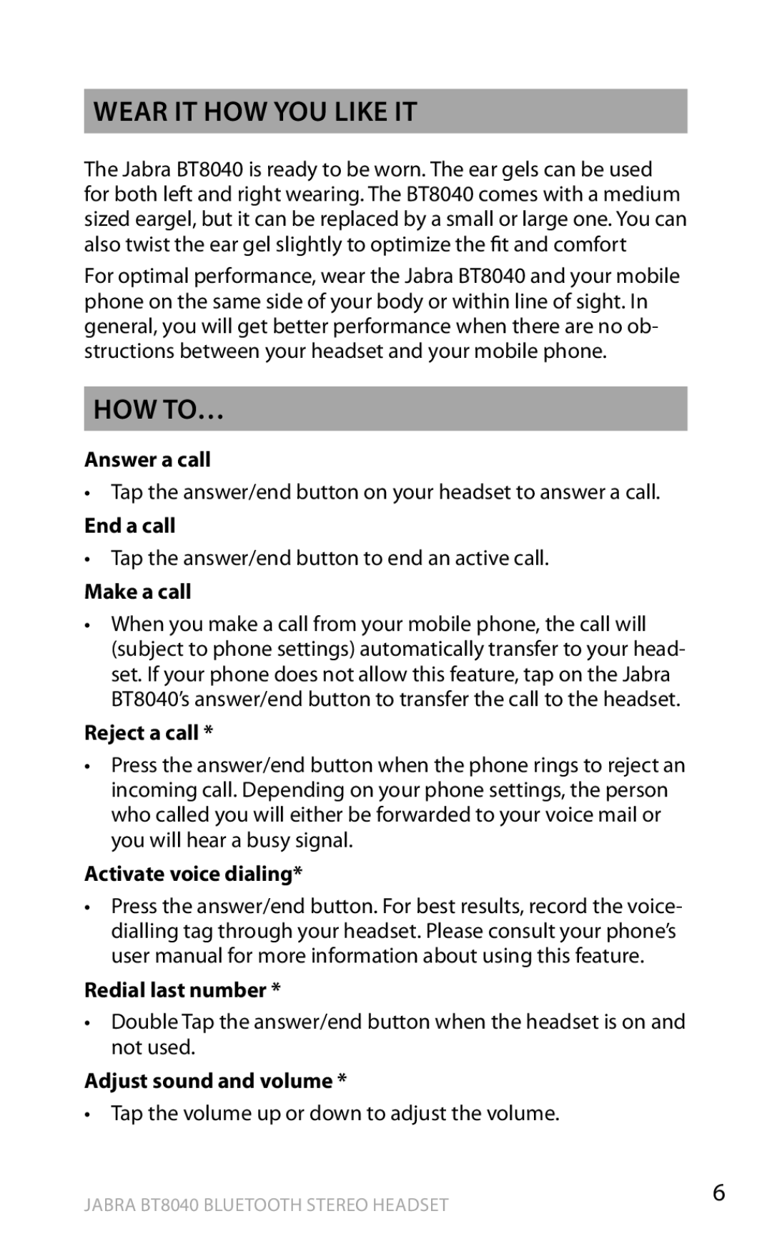 Lennox Hearth BT8040 warranty Wear it how you like it, How to… 