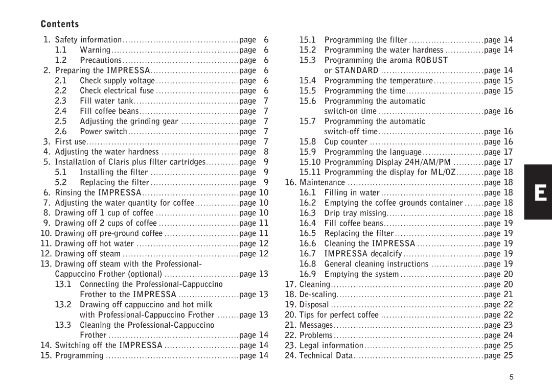 Lennox Hearth F50 manual Contents 