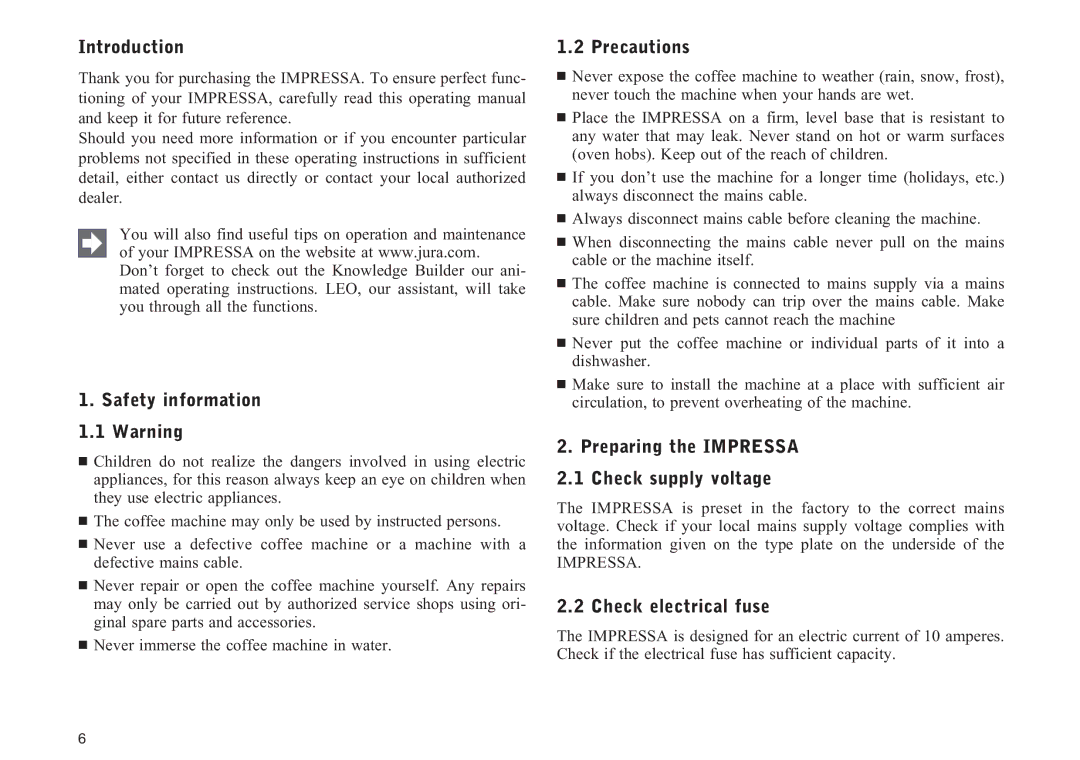 Lennox Hearth F50 manual Introduction, Safety information 1.1 Warning, Precautions, Check electrical fuse 