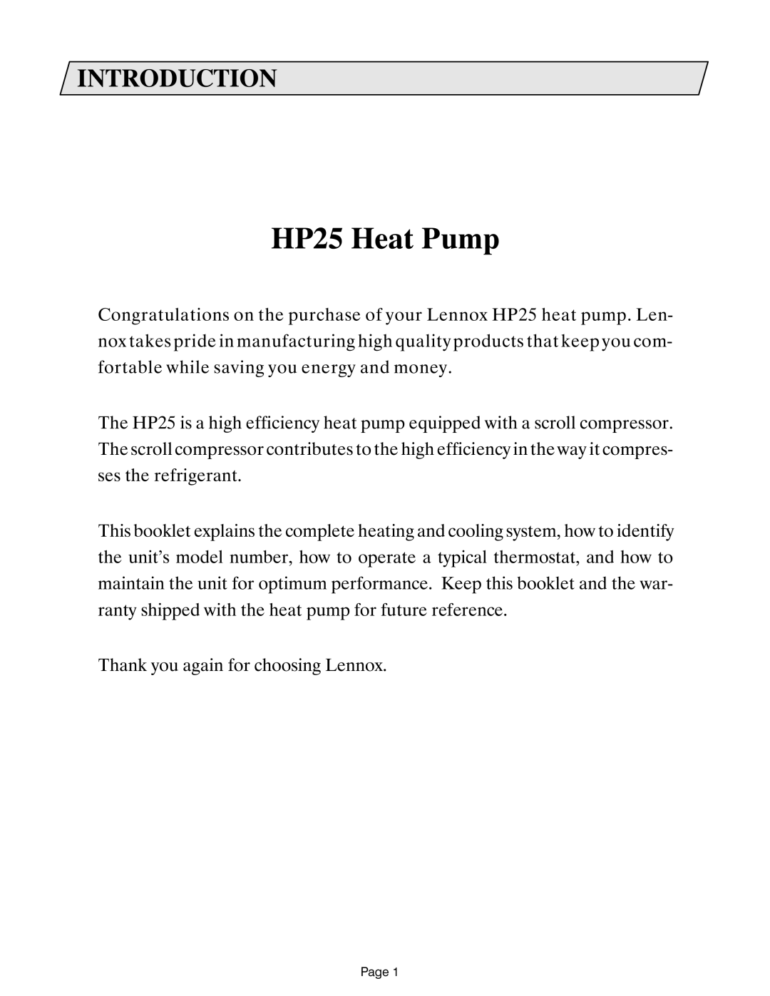 Lennox Hearth HP25 manual +3 +HDW 3XPS, 17528&7,21 