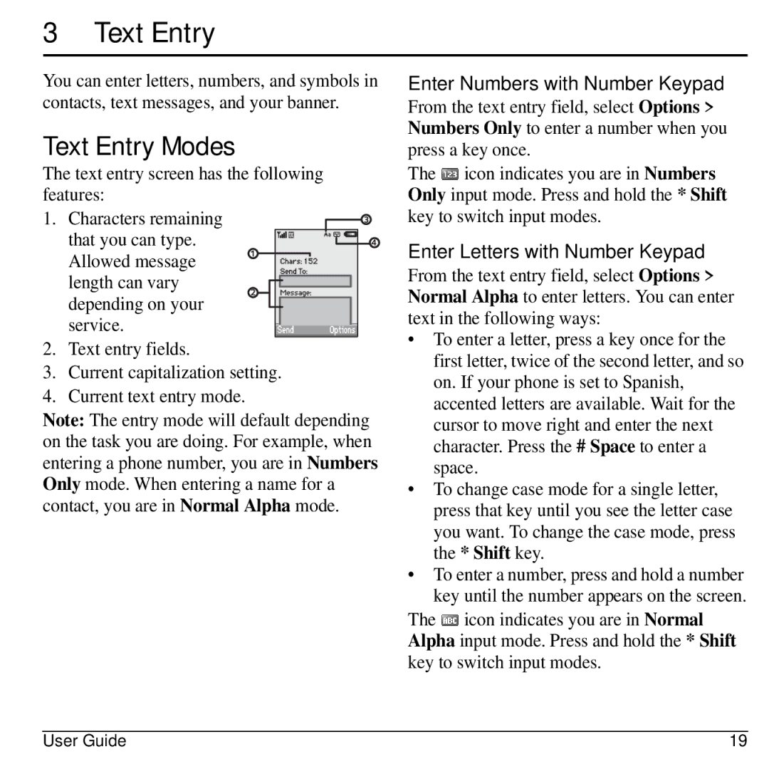 Lennox Hearth M1400 manual Text Entry Modes, Enter Numbers with Number Keypad, Enter Letters with Number Keypad 