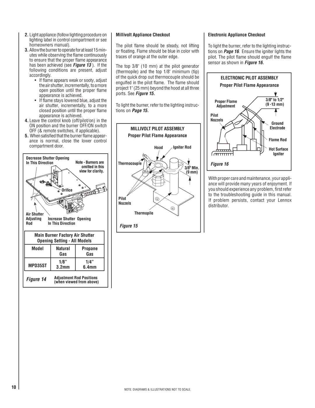 Lennox Hearth MPD35ST-PM, MPD35ST-NM, MPD35ST-NE manual Electronic Pilot Assembly 