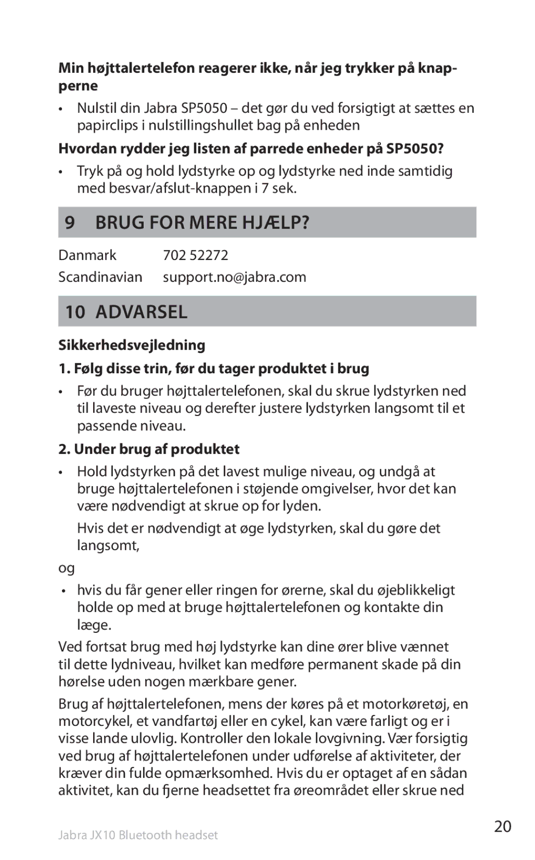 Lennox Hearth Brug for mere hjælp?, Hvordan rydder jeg listen af parrede enheder på SP5050?, Danmark 702 Scandinavian 