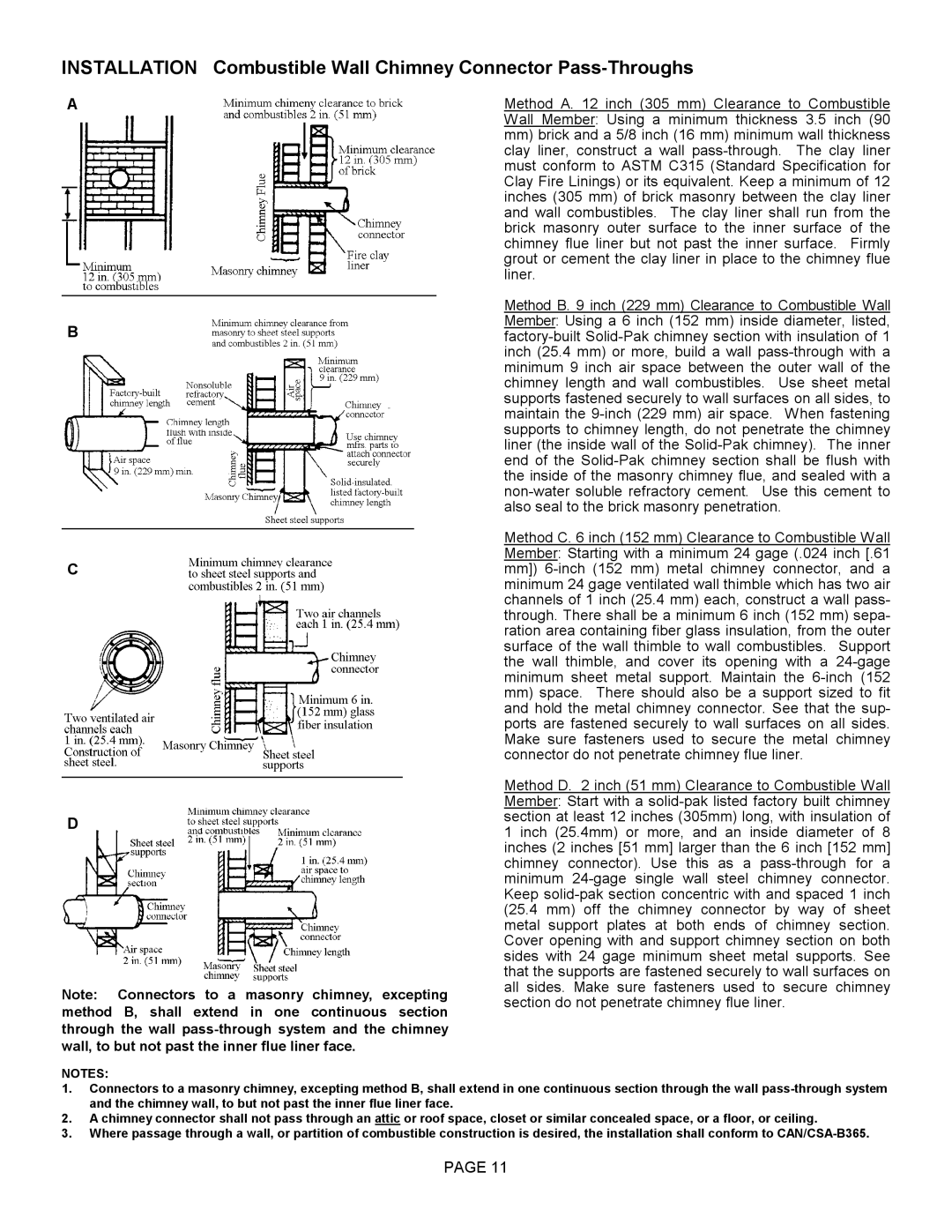 Lennox Hearth T150C operation manual 