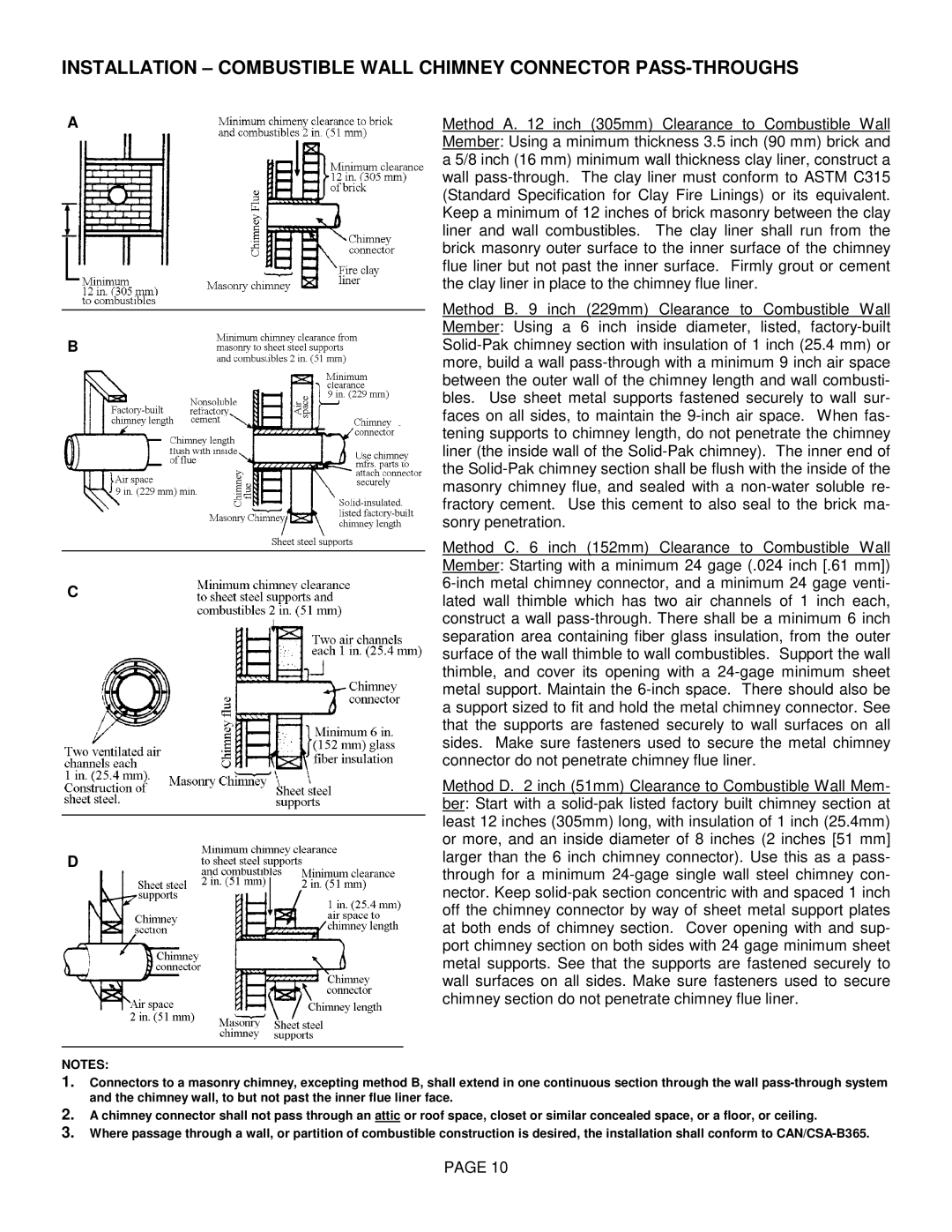 Lennox Hearth T300HT manual 