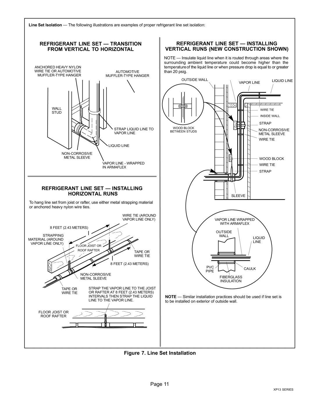 Lennox International Inc LENNOX Elite Series XP13 Units HEAT PUMPS Refrigerant Line SET From Vertical to Horizontal 