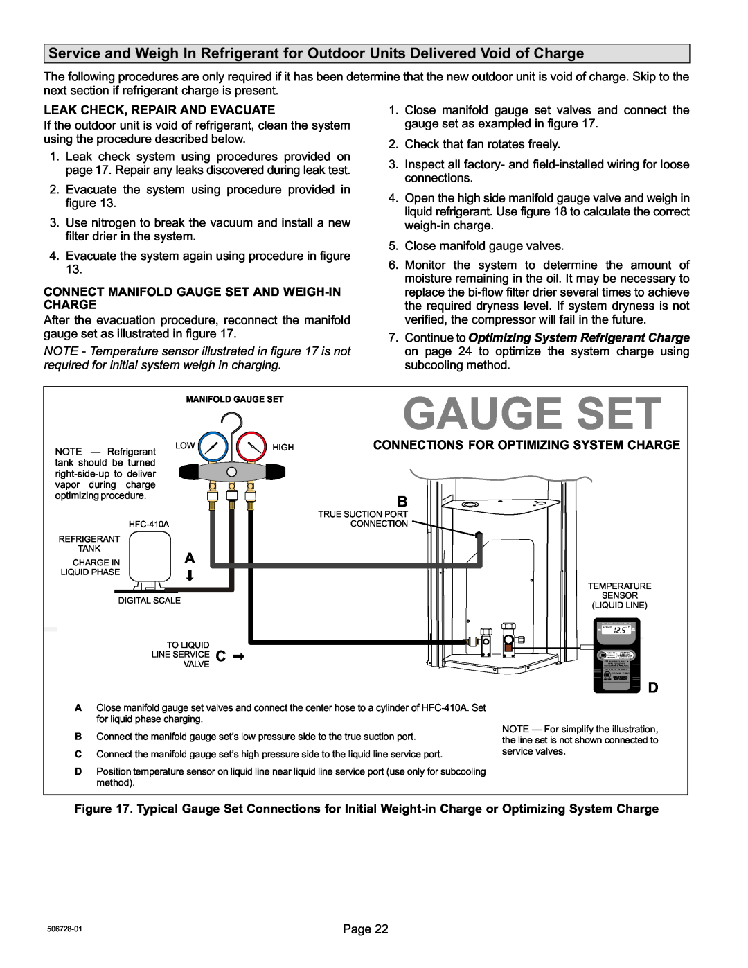 Lennox International Inc 06/11 50672801, LENNOX Elite Series XP13 Units HEAT PUMPS installation instructions Gauge Set 