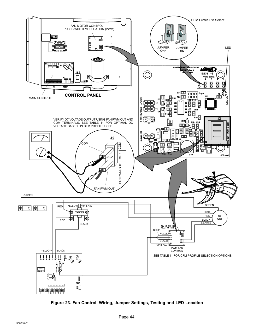 Lennox International Inc 506510-01, Dave Lennox Signature Collection XC17 Air Conditioner Control Panel 