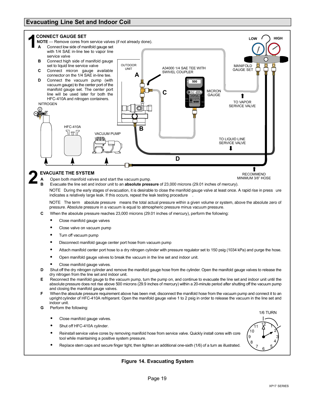 Lennox International Inc Dave Lennox Signature Collection XP17 System HEAT PUMPS Evacuating Line Set and Indoor Coil 