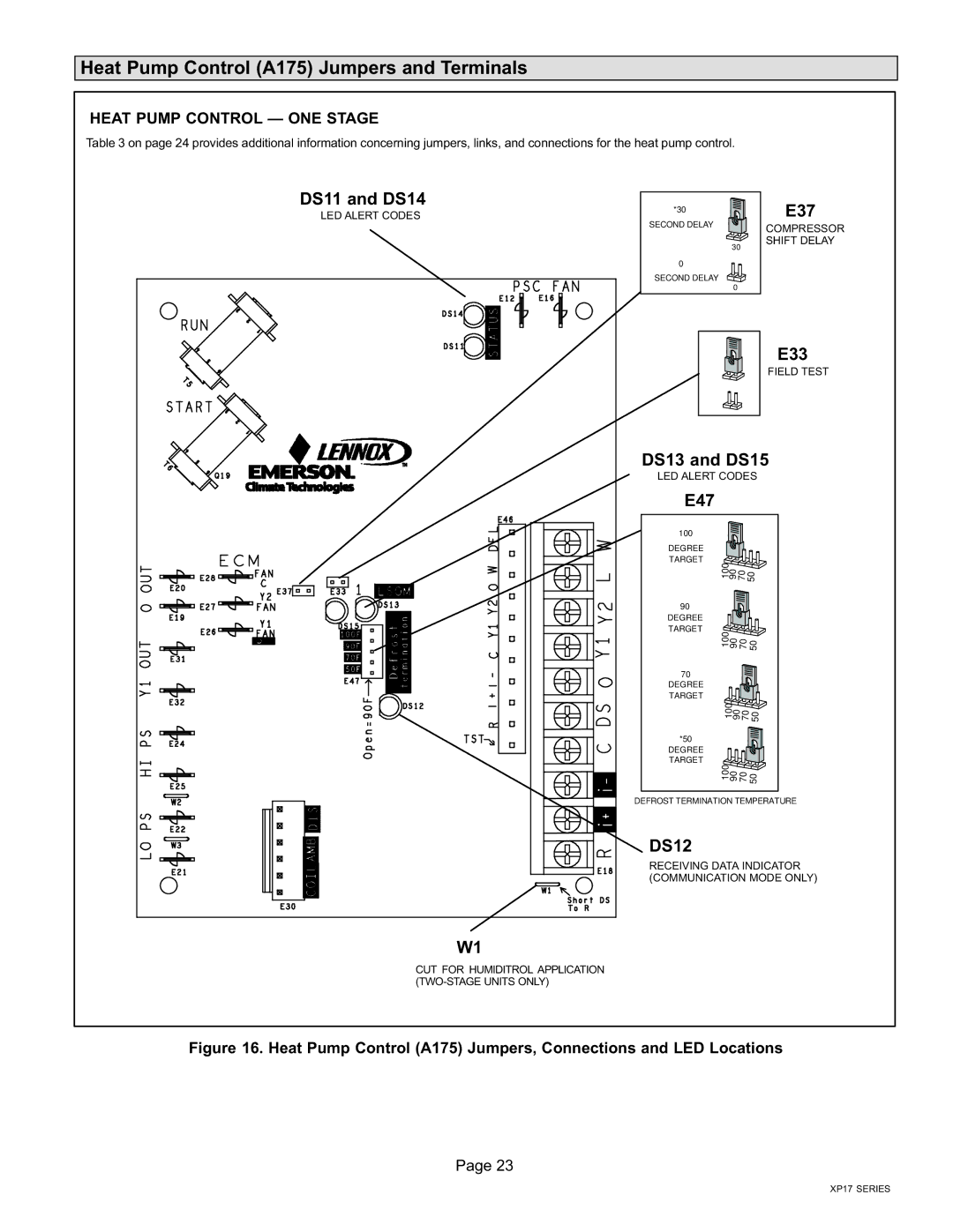 Lennox International Inc Dave Lennox Signature Collection XP17 System HEAT PUMPS, 506586-01 Heat Pump Control AGE 