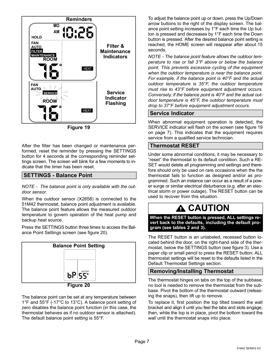 Lennox International Inc 51M37 operation manual I026 