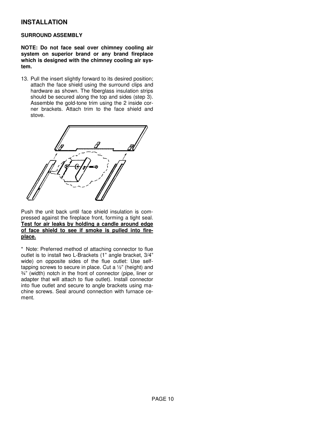 Lennox International Inc BV4000C operation manual Surround Assembly 