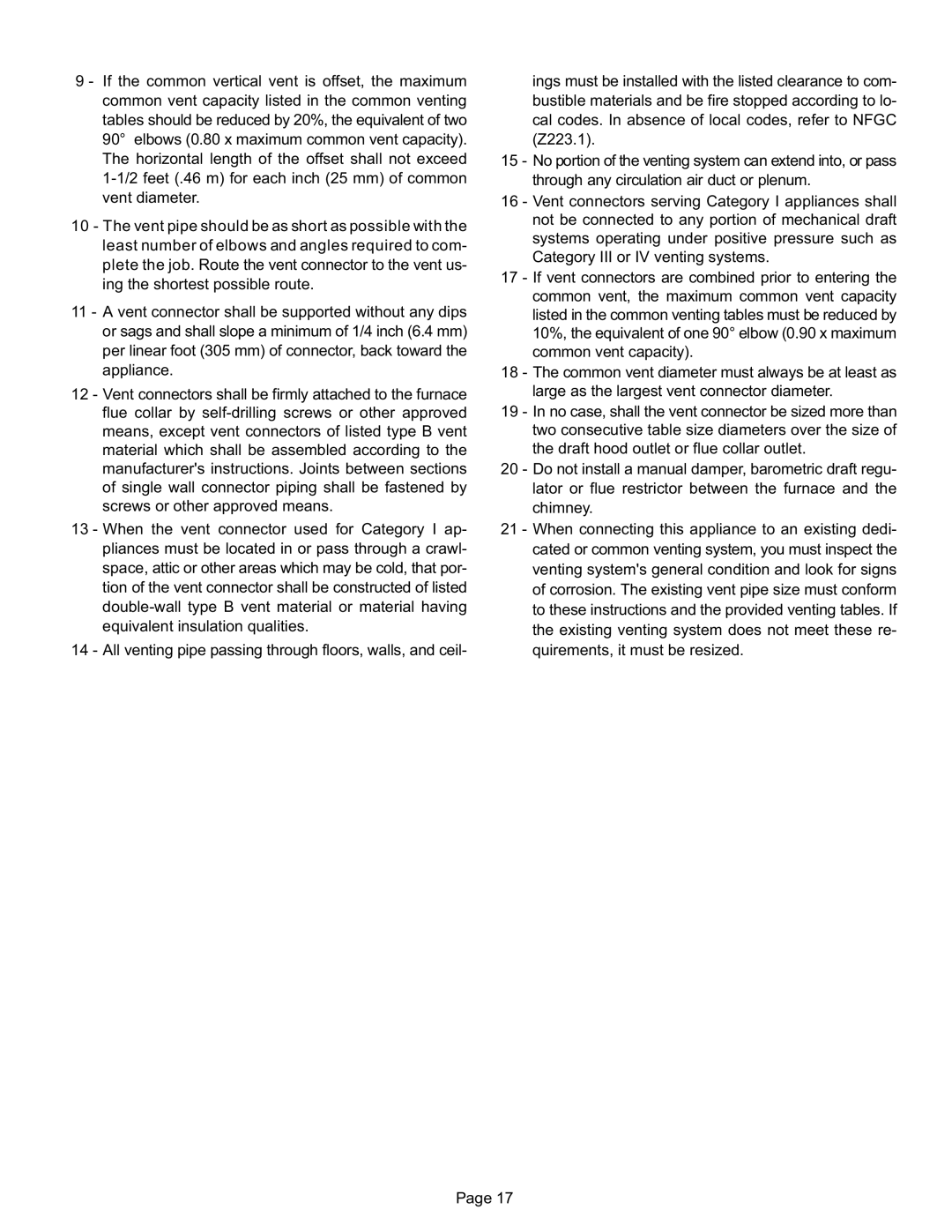 Lennox International Inc EL180UHE installation instructions 